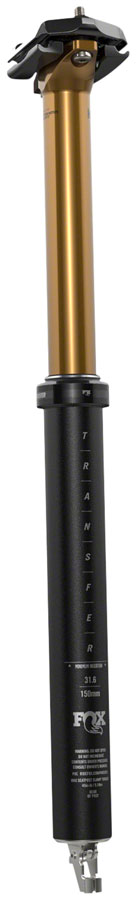 FOX Transfer Factory Dropper Seatpost - 31.6 mm, 180 mm, Internal Rout ...